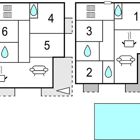 Six-bedroom In Nyaraló